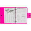 Ежедневник недатированный ATTACHE Digital розовый,А5, 272стр., на кольцах