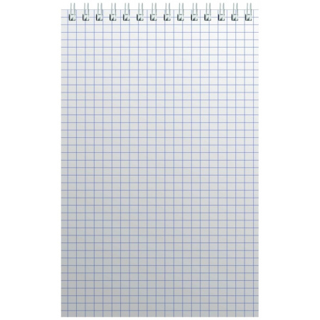 Блокнот на спирали А5 60л. бордо картон д/лог.клет.32