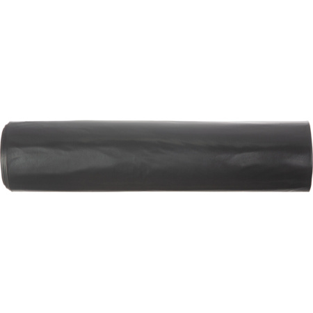 Мешки для мусора ПВД 60л 45мкм 25шт/рул черные 60x70см Комус