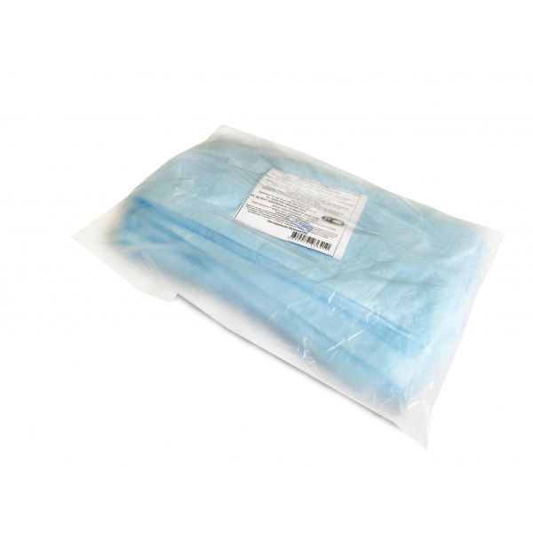 Наволочка н/с 60х60см спанбонд пл.25, голубая, 10 шт/уп  Гекса