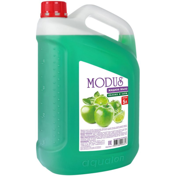 Мыло жидкое MODUS 5л Яблоко и лайм