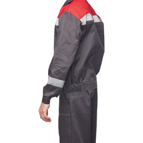 Костюм рабочий летний муж. Л20-КБР сер/красн (р.52-54) 170-176 (Арсенал-СП)