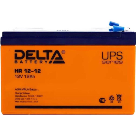 Батарея для ИБП Delta HR 12-12X/12-12 (12V/12Ah)