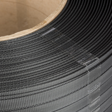 Стреппинг лента Полипропиленовая 19мм х 1,0 (1000 м.) Серая