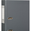 Папка-регистратор ECONOMY PLUS, 50мм, серый,ПБП1, карм.кор.,мет.уг