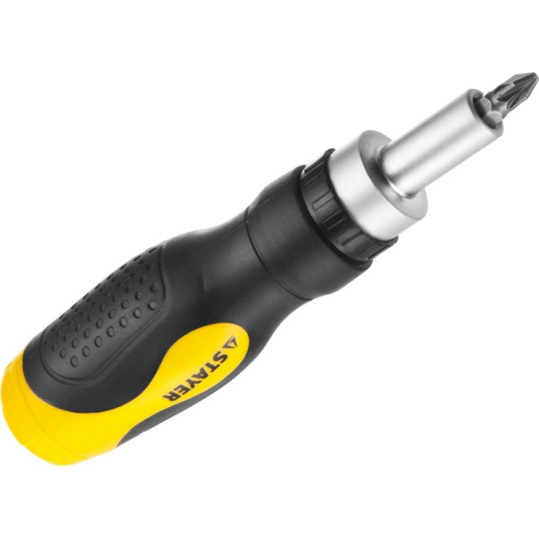 Отвертка реверсивная с насадками 46 шт  мм Stayer Compact-46 25084-H46