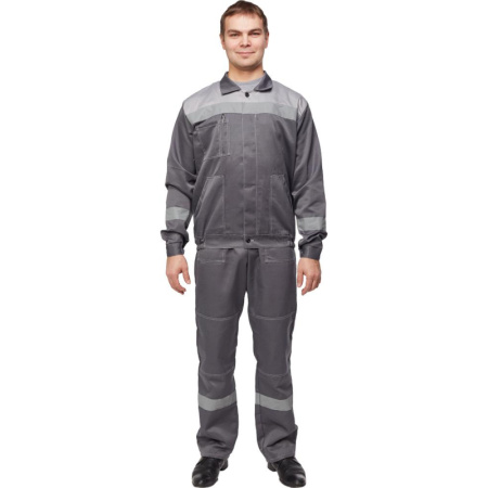 Костюм рабочий летний муж. л22-КПК т.сер./св.сер (р.48-50) 158-164