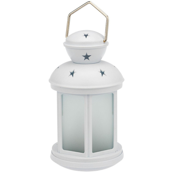 Фонарь декоративный 12х12х20.6см эффект пламени свечи 513-067