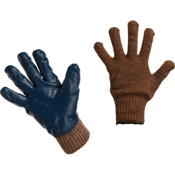 Перчатки защитные Арктика №3 утепл с вклад полн нитр пок резинк p 10 (6173)