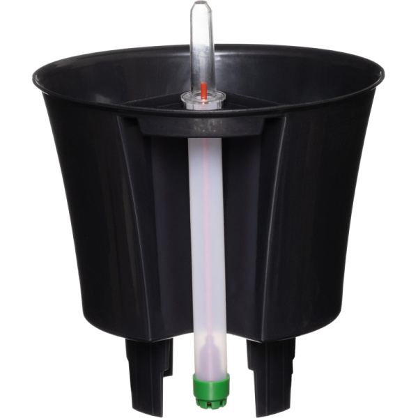 Горшок цветочный с автополивом КОМФОРТ 3,5л белый ПИ-25-9ТХ