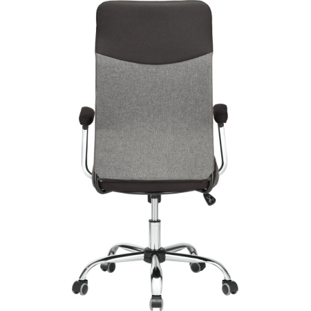 Кресло BN_Sp_EChair-590 TC ткань черный/серый, хром