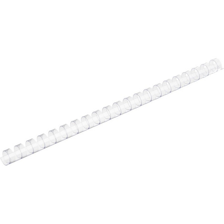 Пружины для переплета пластиковые Promega office 14мм прозр. 100шт/уп.