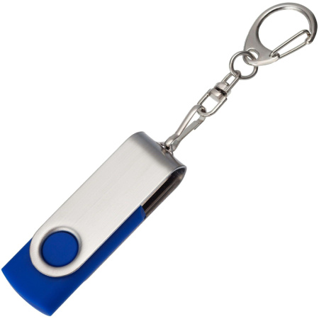 Флеш-память Twist, 8Gb, USB 2.0, брелок, син, 4437.48