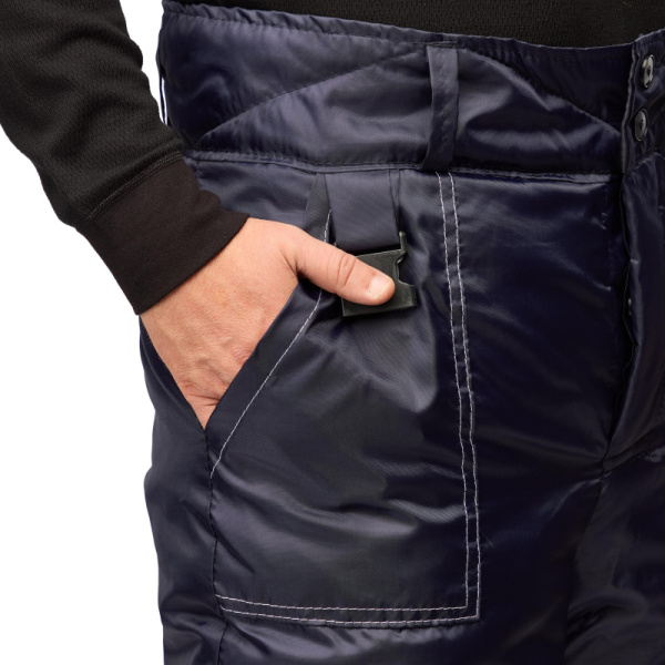 Брюки рабочие зимние  муж з32-БР син оксф 48-50/182-188