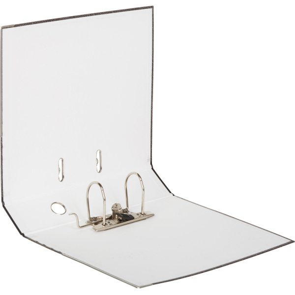 Папка-регистратор 75 мм Attacheмрамор,мет.уг.,черный кореш,карм.кор,бум/бум