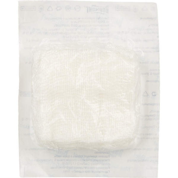 Салфетка стер 5х5см 8сл 17нитей 5шт/уп Вариант ШК61485