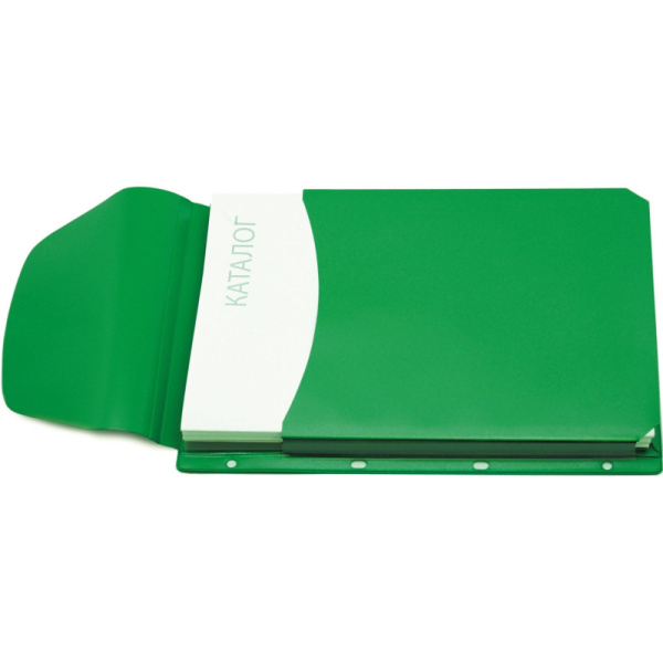 Файл-вкладыш А4 300  мкм Комус, с кла паном, цветная 3 шт. уп