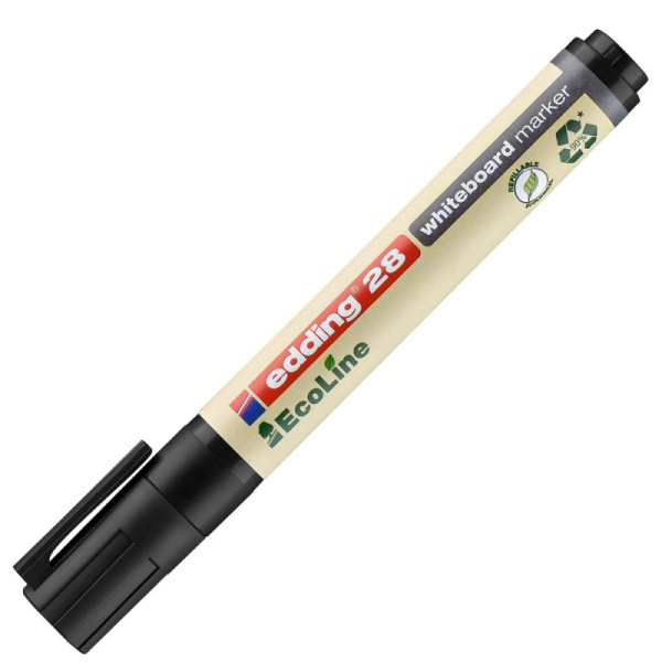 Маркер для белых досок EDDING 28/1 Ecoline, 1,5-3 мм, черный