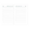 Ежедневник недатированный коричневый,А6,100x150, 320стр,Agenda