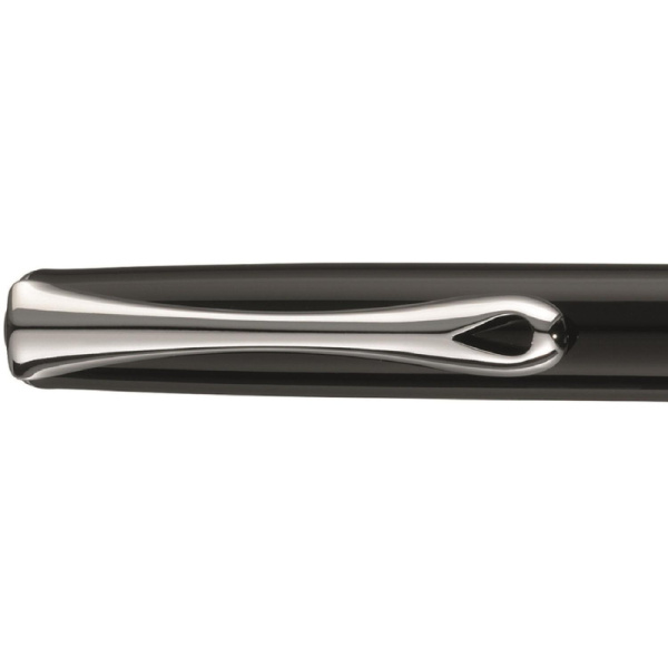 Ручка перьевая DIPLOMAT Traveller black lacquer F синий D10424950