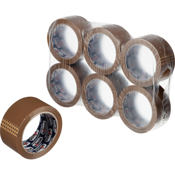 Клейкая лента упаковочная UNIBOB 700 48мм х 66м 47мкм, коричневая, 36шт/уп