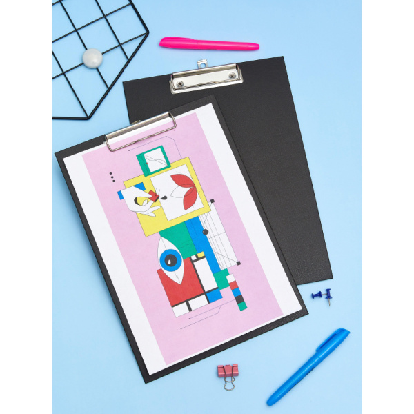 Папка-планшет д/бумаг Attache 560090 A4 черный