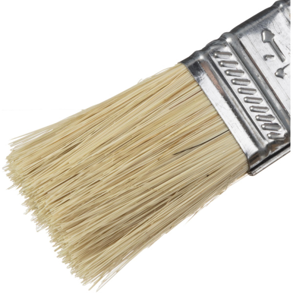 Кисть плоская Сибртех 25 мм, натуральная щетина, дерев. ручка (82261)