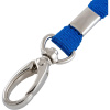 Держатель для бейджа  на карабине синий 388121