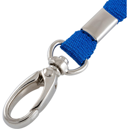 Держатель для бейджа  на карабине синий 388121