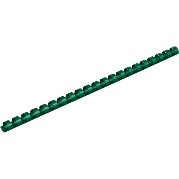 Пружины для переплета пластиковые Promega office 12мм зел. 100шт/уп.