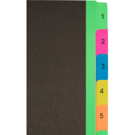 Разделитель листов с индексами Attache , А4,цифровой 1-12 , картон