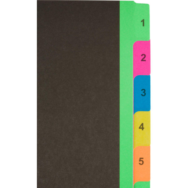 Разделитель листов с индексами Attache , А4,цифровой 1-12 , картон