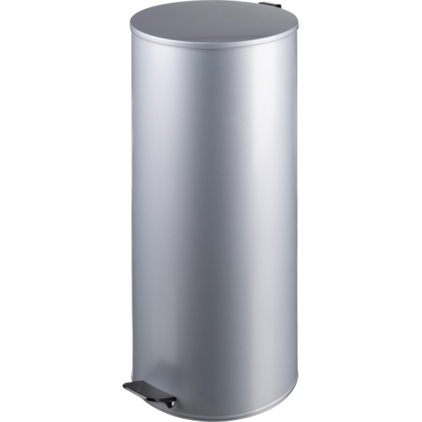 Урна с педалью стальная, серый, 300х710мм, объем 50л