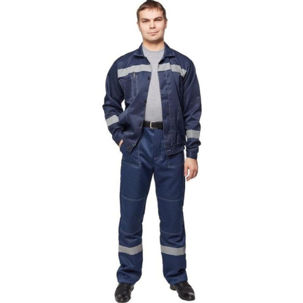 Костюм рабочий летний муж. л22-КБР т.син. (р.56-58) 170-176