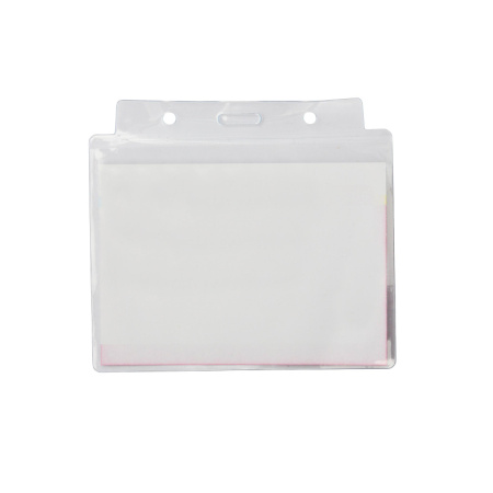 Бейдж 107х83мм Attache для карт 100х71мм метал зажим/тесьма 1015, 10 шт.