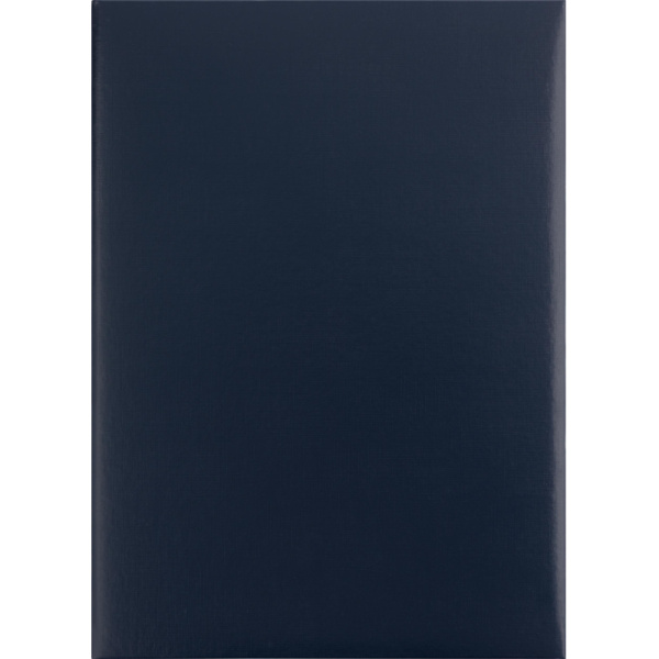 Папка адресная без тиснения бумвинил с поролоном синяя