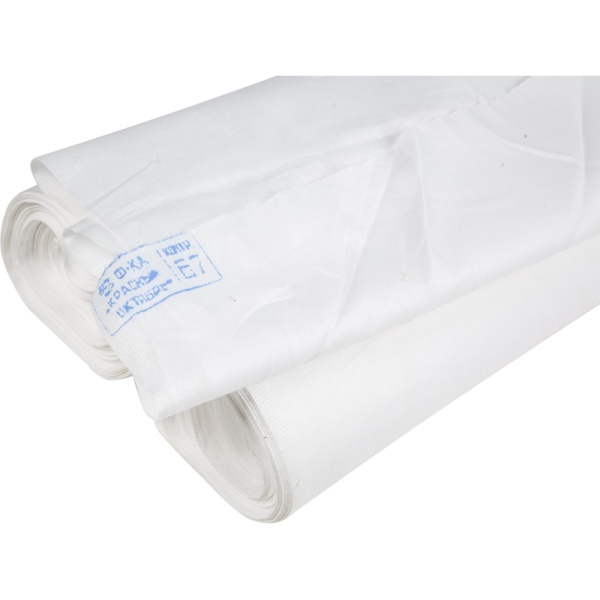 Полотно техническое БЯЗЬ отбеленная, рулон 0,8х80м, пл. 100 г/м2