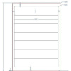 Этикетки самоклеящиеся  для папок-рег,192х38мм 7шт.на л.A4 25л