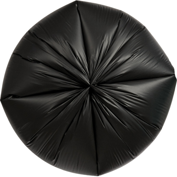 Мешки для мусора ПВД 65л 25мкм 20шт/рул черные 50x80см EcoСlean