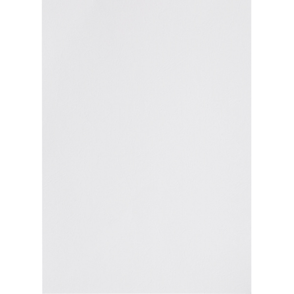 Обложки для переплета картонные бел. кожа A4,230г/м2,100шт/уп.