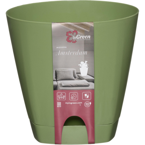 Горшок для цветов AMSTERDAM D 200 mm/4l  ING6201ОЛ
