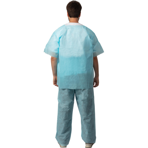 Костюм мед.хирургич. стерил. (рубаш.,брюки), пл.42,р.52-54  Гекса
