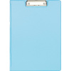 Папка-планшет с зажимом и крышкой Attache Bright colours A4 голубой