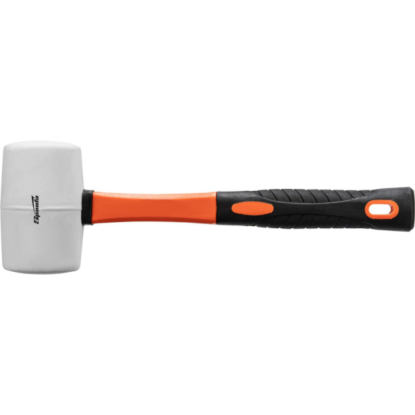 Киянка резиновая 680г белая резина фибергласовая рукоятка Sparta 11130