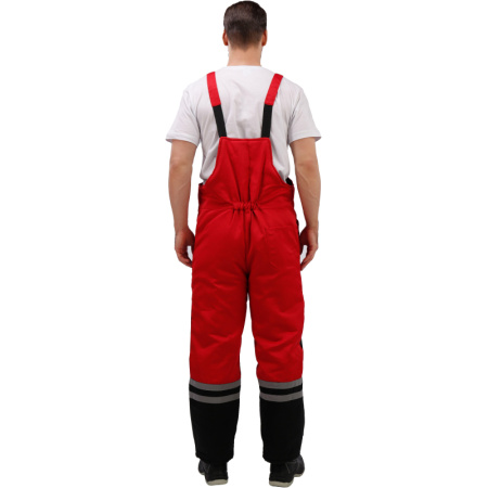 Костюм рабочий зимний муж з03-КПК красн/чер (р.56-58) 182-188