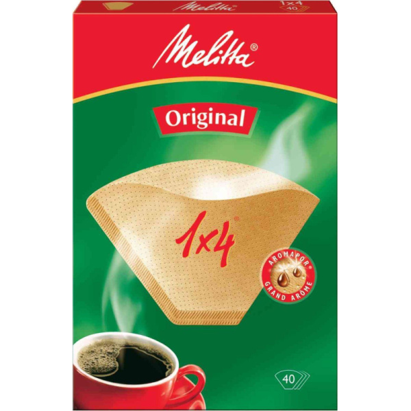 Фильтр бумаж. д/кофеварок MELITTA 0100702, 1х4/40,корич