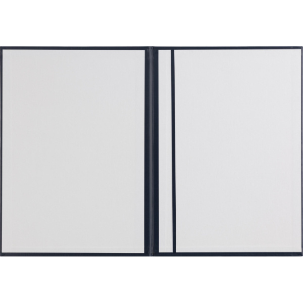 Папка адресная без тиснения бумвинил с поролоном синяя