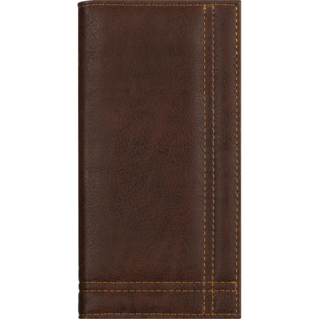 Папка адресная для счета с отстрочкой М.701 коричн евая, кожзам