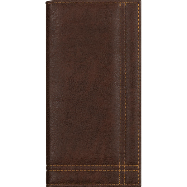 Папка адресная для счета с отстрочкой М.701 коричн евая, кожзам