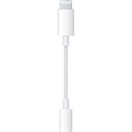 Адаптер Apple Lightning - 3.5 mm Headphone Jack Adapter, бел, MMX62ZM/A